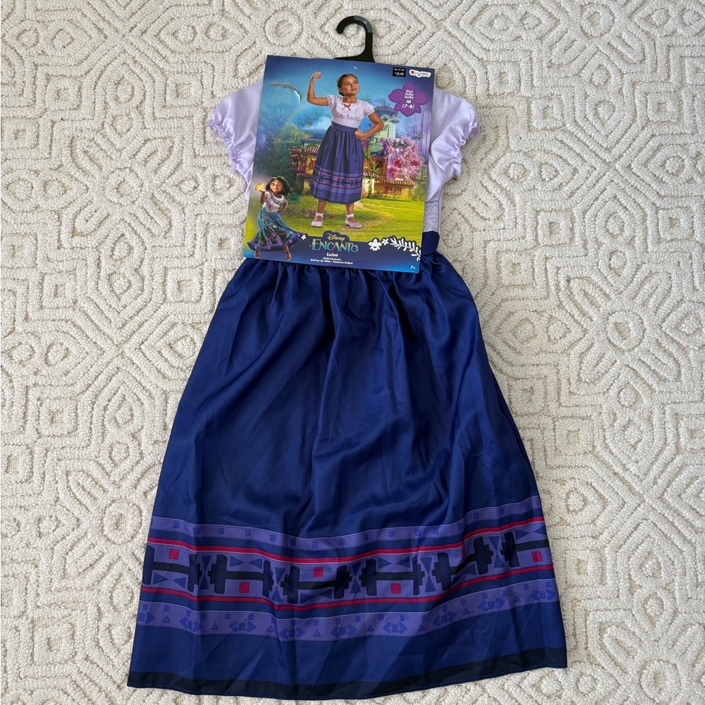 Disney Encanto Luisa Dress Costume Girls 7/8
